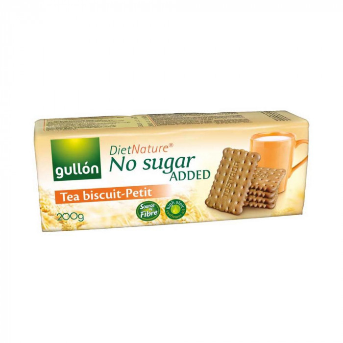 Печиво GULLON без цукру Diet Nature до чаю, 200г, 15шт/ящ
