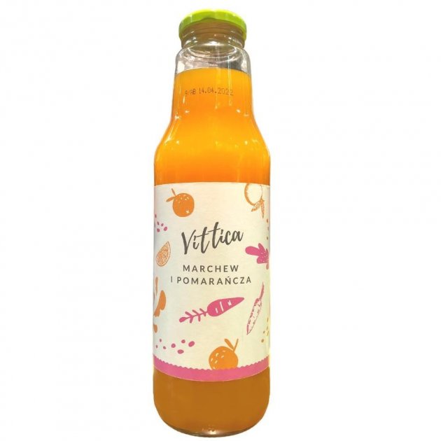 Напій Korkus 750 ml морква-апельсин, 8 шт/ящ