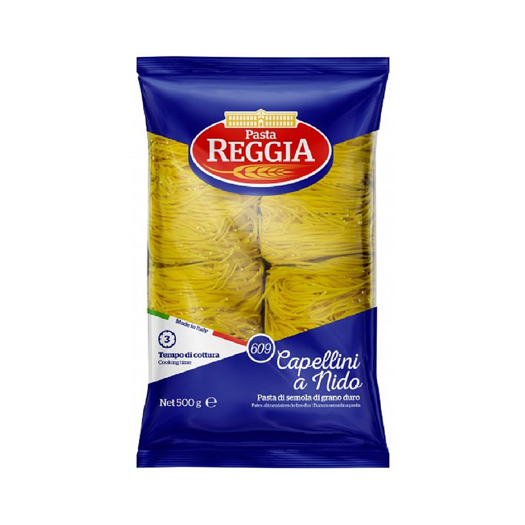 Макарони Reggia #609 capellini a nidi 500g(12шт\ящ)