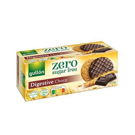 Печиво GULLON без цукру ZERO Digestive Choco, 270г, 15шт/ящ