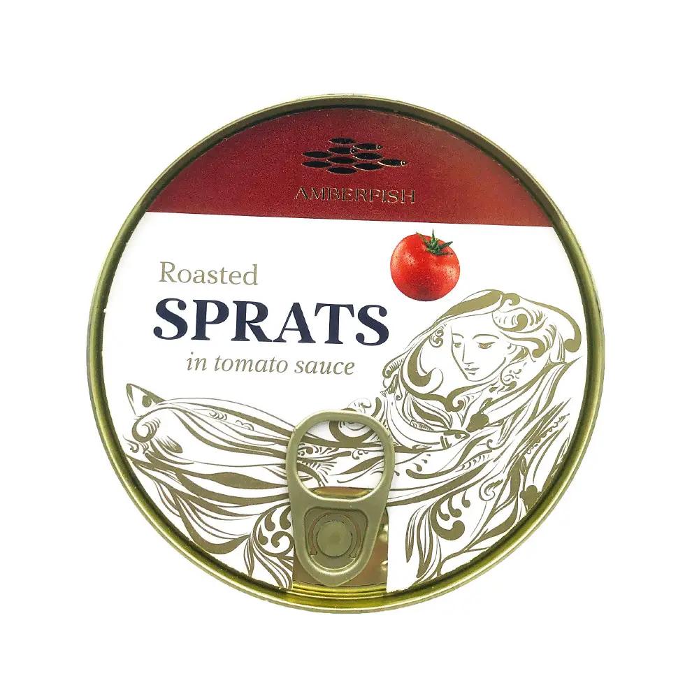 Рибна консерва Roasted Sprats в томаті 240г, 48 шт/ящ